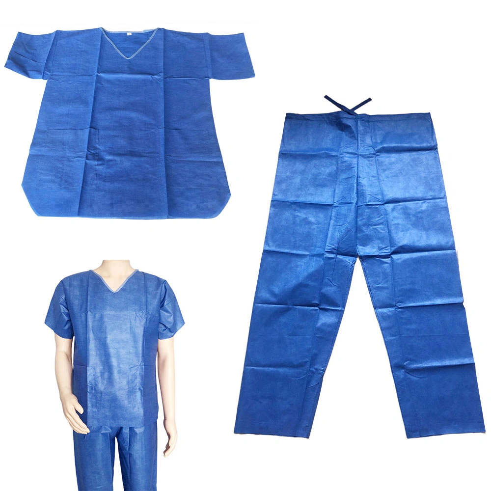 Hospital Surgical Disposable Scrub Suits Single Use