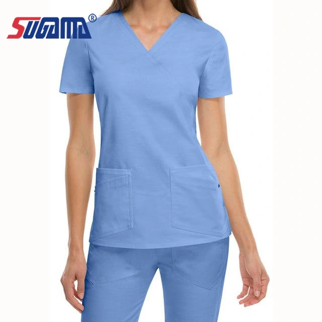 Wholesale Hospital Medical Dental Uniform Unisex Women Nursing Scrubs Sets Uniform