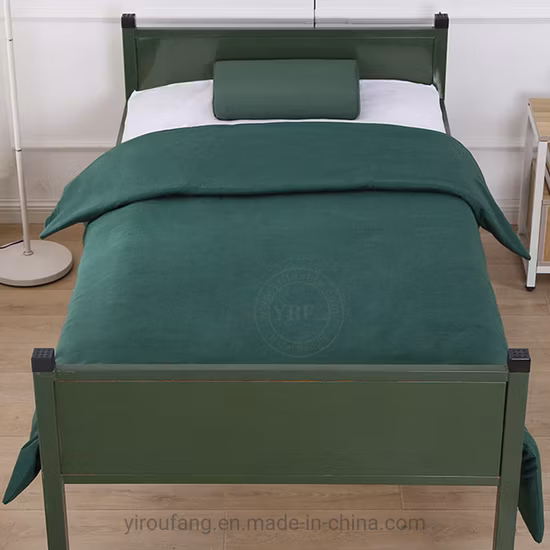 Capa de cama personalizada da escola universitária de Comfortercover da emergência do hospital da cabine quadrada