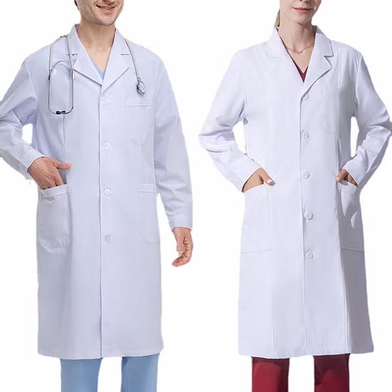 Casaco de laboratório branco médico Hospital Doctor Lab Coats Mulheres Workwear
